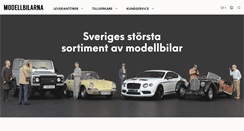 Desktop Screenshot of modellbilarna.se